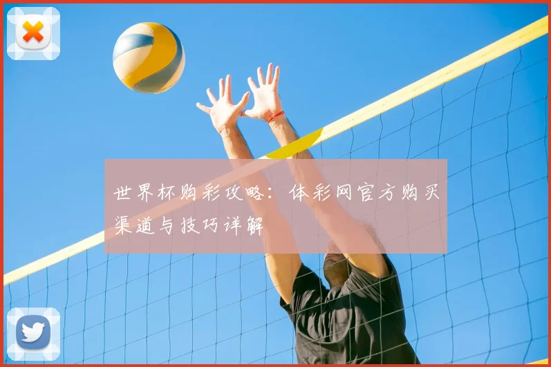 世界杯购彩攻略:体彩网官方购买渠道与技巧详解